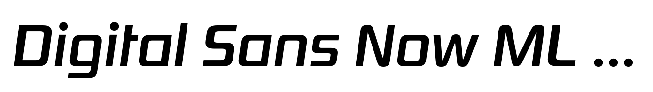 Digital Sans Now ML Med Italic